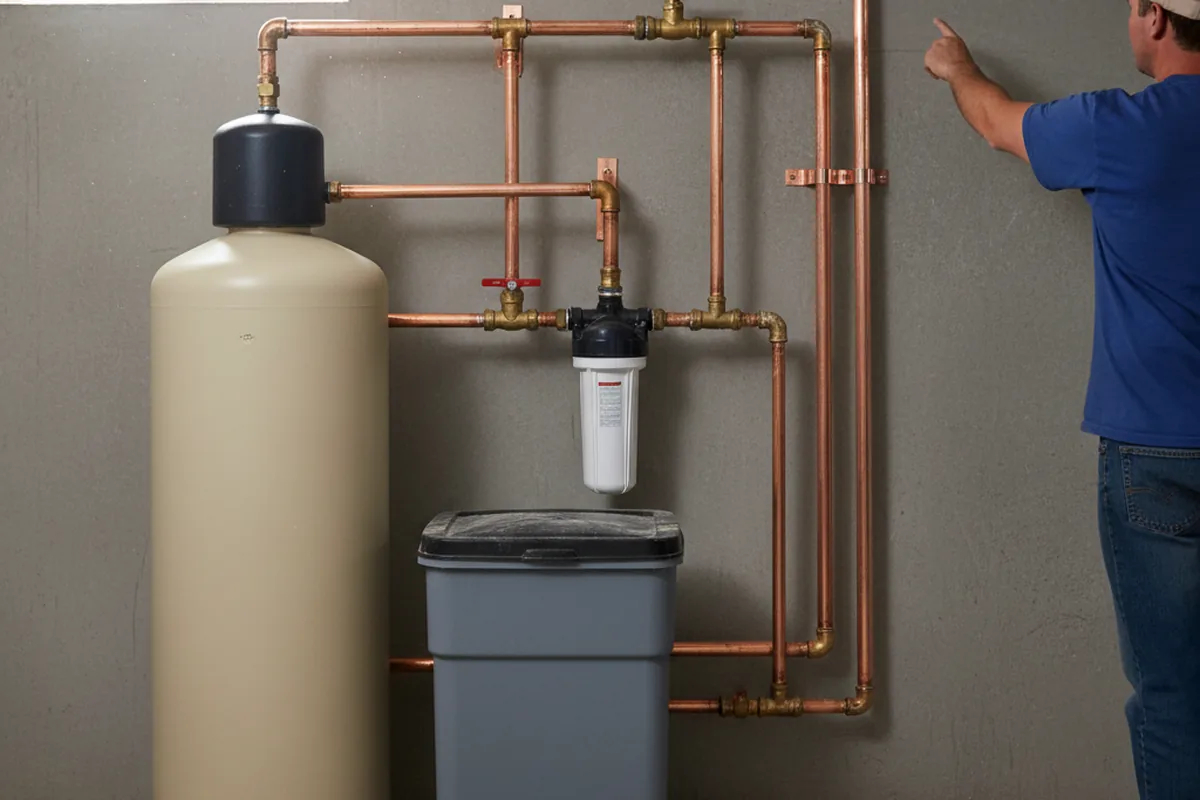Whole-house water treatment system installed in Johnson